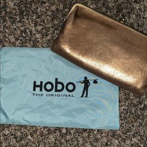 Gold hobo wallet